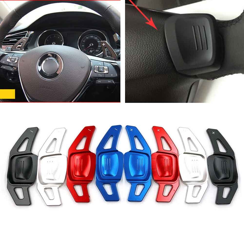 Extended version of CNC steering wheel paddle shifter suitable for Volkswagen for Tiguan , for Golf 7, MK7, for Passat B8