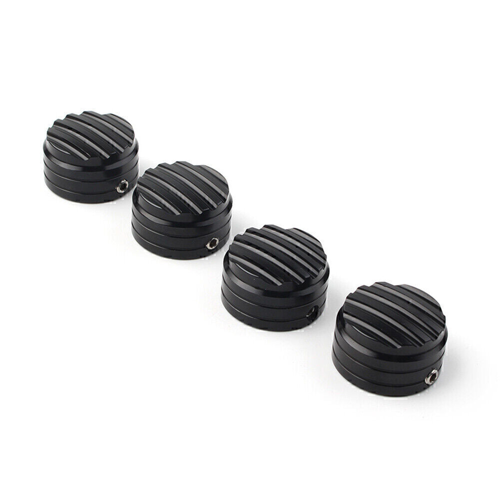For Thruxton 1200 2016-19 2018 17 4pcs Black Billet Machined Head Bolt Cover Cap Q