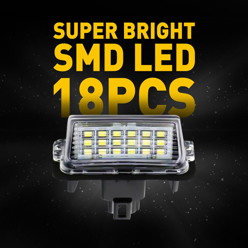 18SMD rear LED license plate light white kit for Camry 2012-2017 n