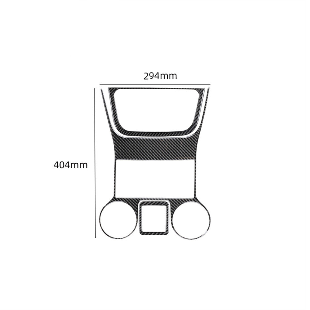 3x Carbon Fiber Door Control Switch Trim Cover for Hyundai for Veloster JS 2019-2022 v