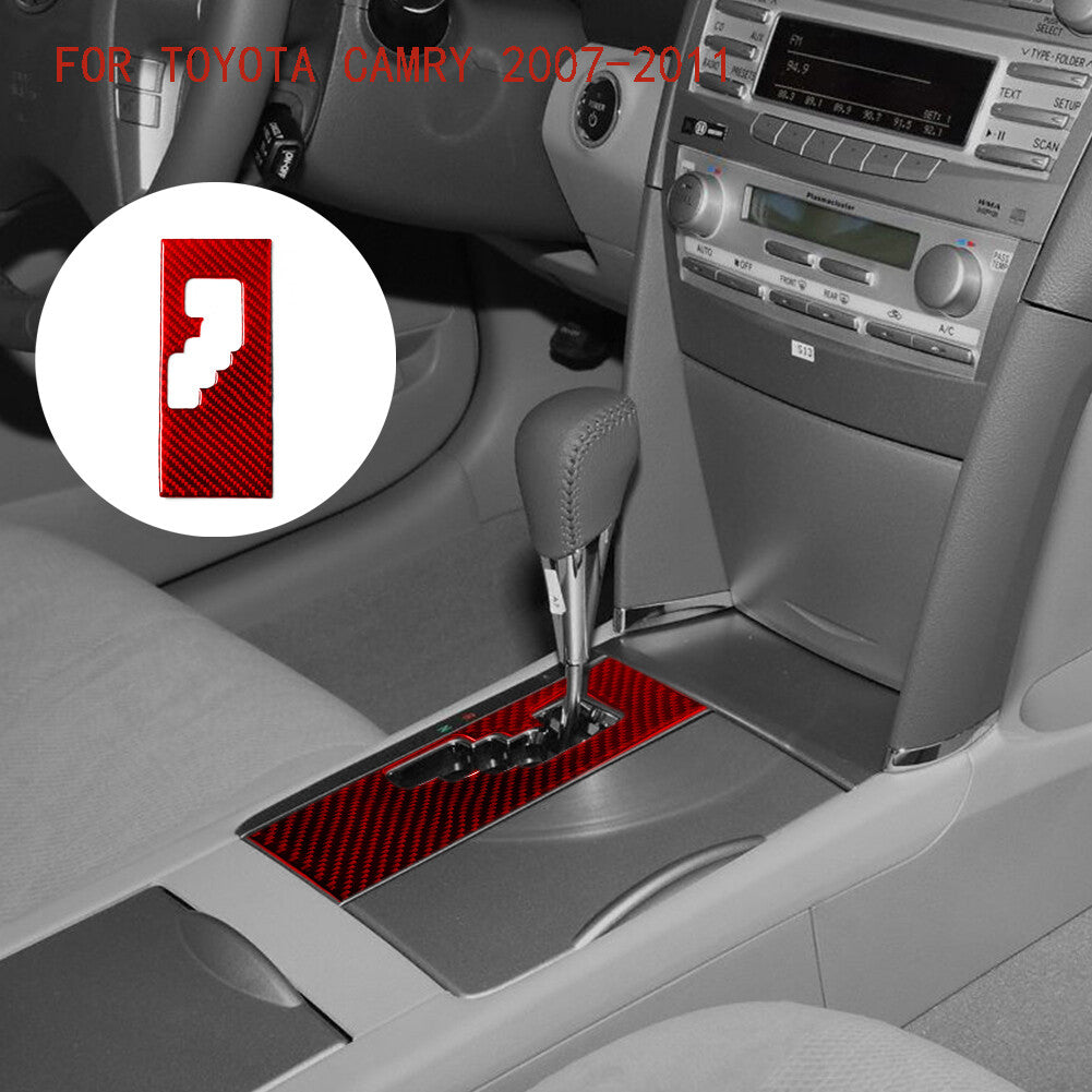 Carbon Fiber Rear Center Storage Panel Cover Trim for Acura TL 2004-2008 v