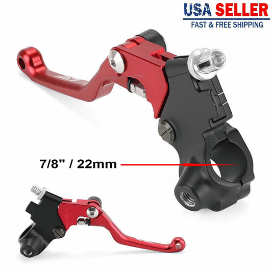 CNC 7/8 22mm Bar Clutch Lever Handle Perch for HONDA CRF125F/150F/230F CRF250L Q