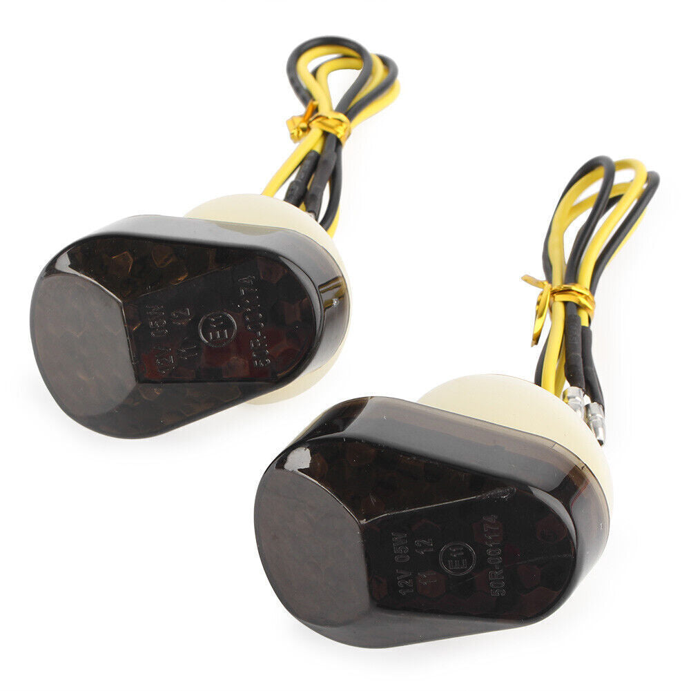 Flush Mount Turn Signal 12 Leds Blinker Light for Kawasaki ZX6RZX9R Z750