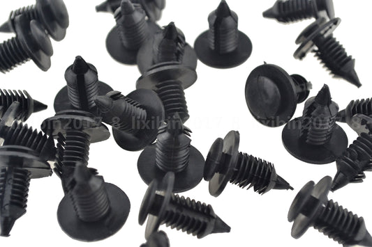 20x Door Trim Panel Retainer Interior x-mas Tree Clip Plastic Fastener for Ford
