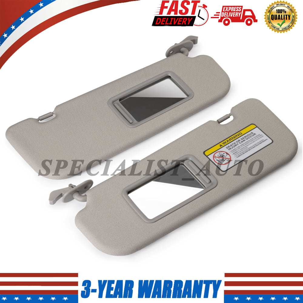Sun Visor Grey LH Right-hand grip for Hyundai for Elantra 11-15 1.8L 2.0L 852103X000 852203X000TX