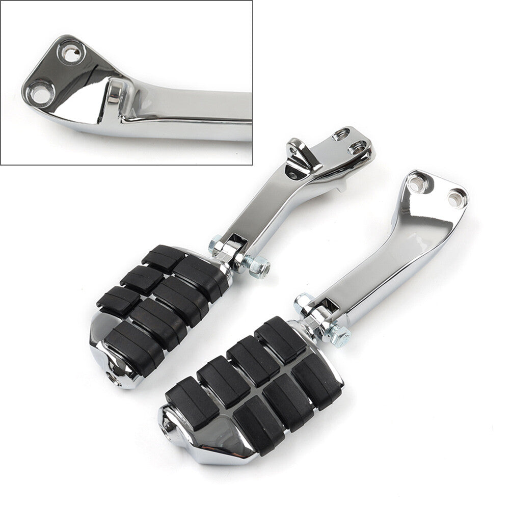 Passenger Foot Pegs Mount Bracket Kit for Harley Dyna Street Fat Bob FXDF FXDB