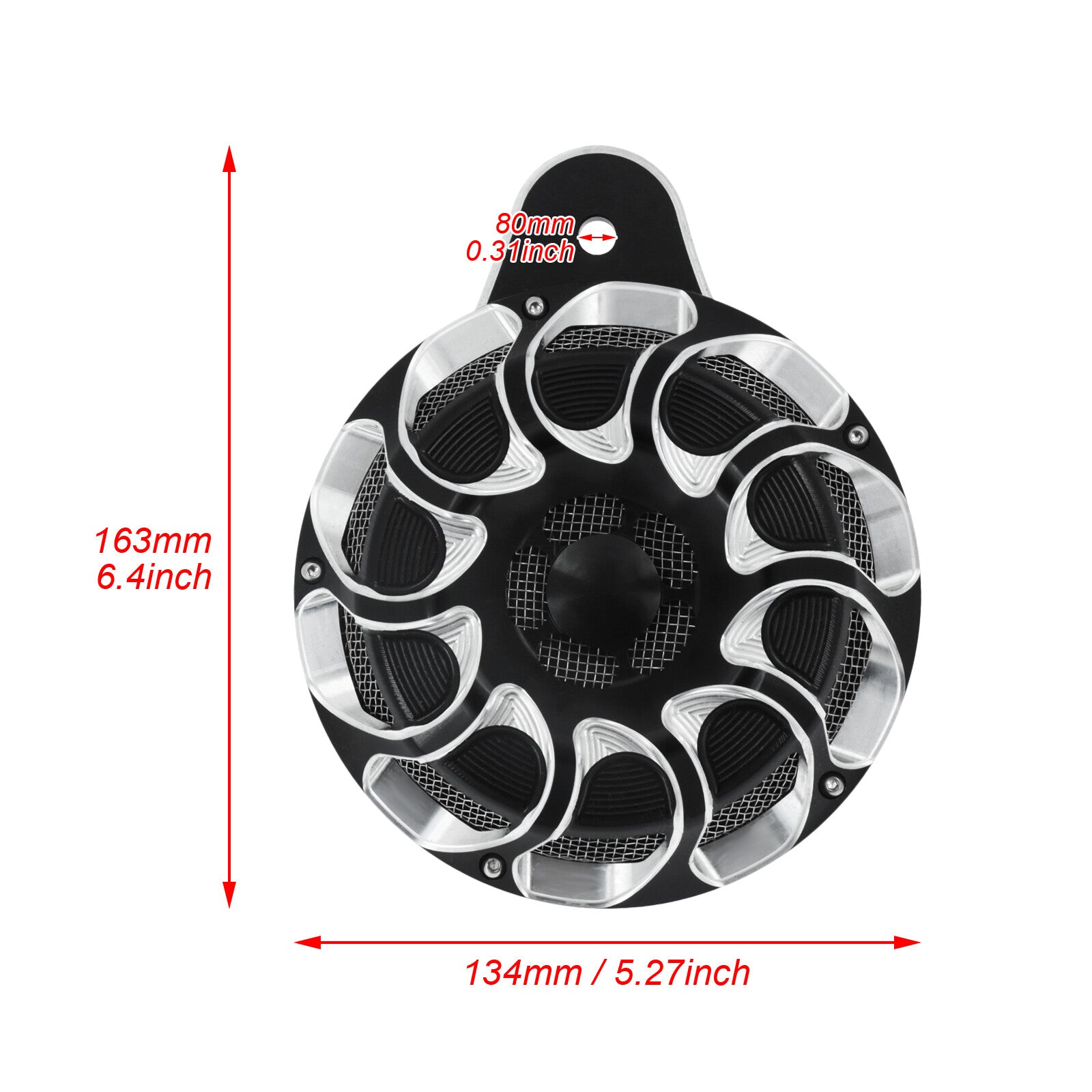 CNC Horn Speaker Cover Fit for Harley Big Twin 1991-2017 Sportster XL 2007-2022