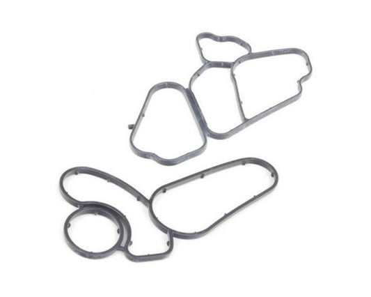2-piece engine oil filter housing gasket set suitable for E60, E65, E90, 530d, 730d, X3, X5, X6- n
