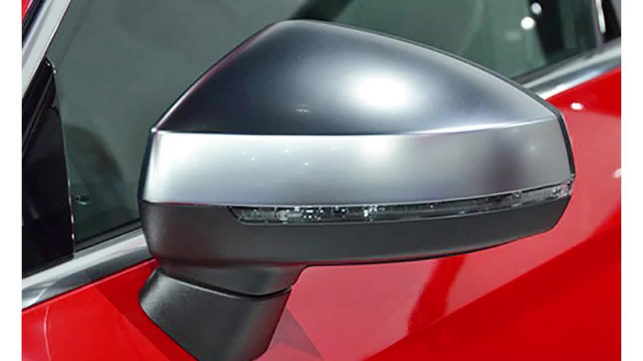 Matte Chrome Rearview Mirror Cover Cap for Audi A3 8V S3 RS3 NO Lane Assist Q