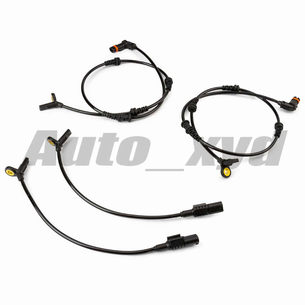 4PCS Front Rear ABS Wheel Speed Sensor for Mercedes GL320 GL450 ML350 3.0L 3.5L