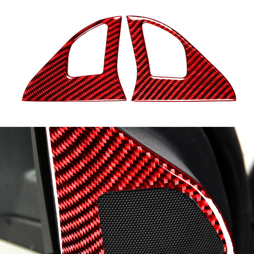for for Defender 110 2020-2023 Carbon Fiber ABS B-pillar Handle Cover Strip Decoration- v