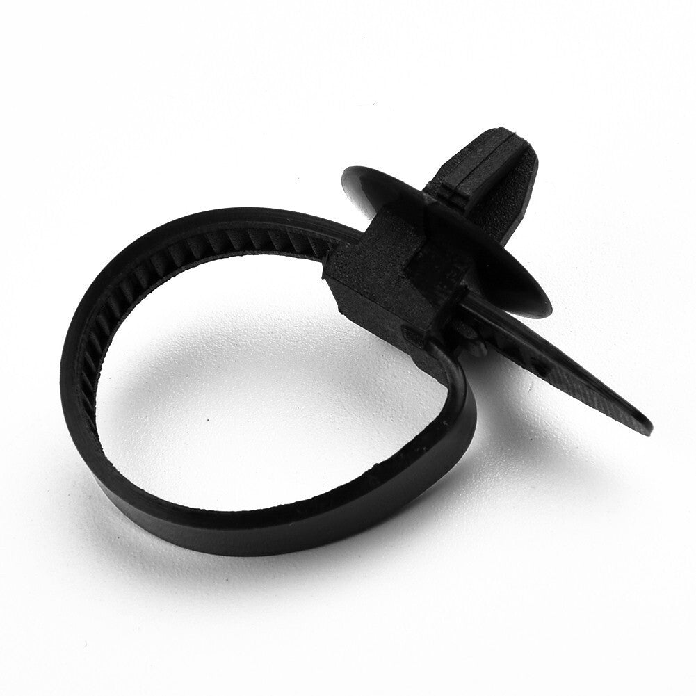 50 X Nylon Cable Tie Fastener Clips Car Loom Hose Clamp Fastening Zip Strap CYX v
