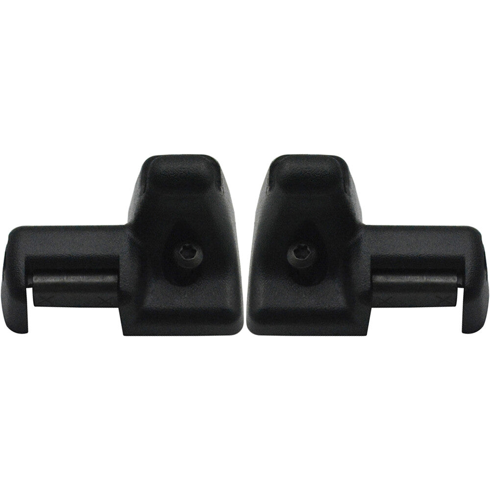 Pair Sunvisor Clips Black Fits 2003-2012 for Range Rover L322 Right  Left Front New Q