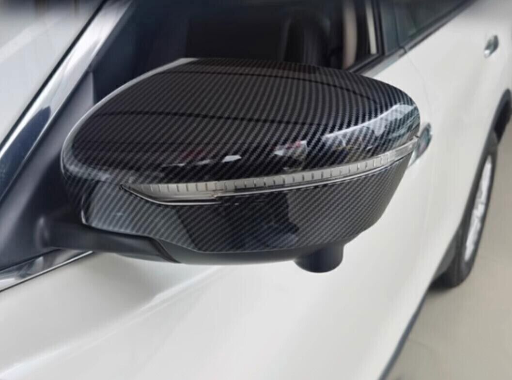 for Nissan Murano 2015-2024 Carbon fiber Look Side Rearview Mirror Cover Trim 2X