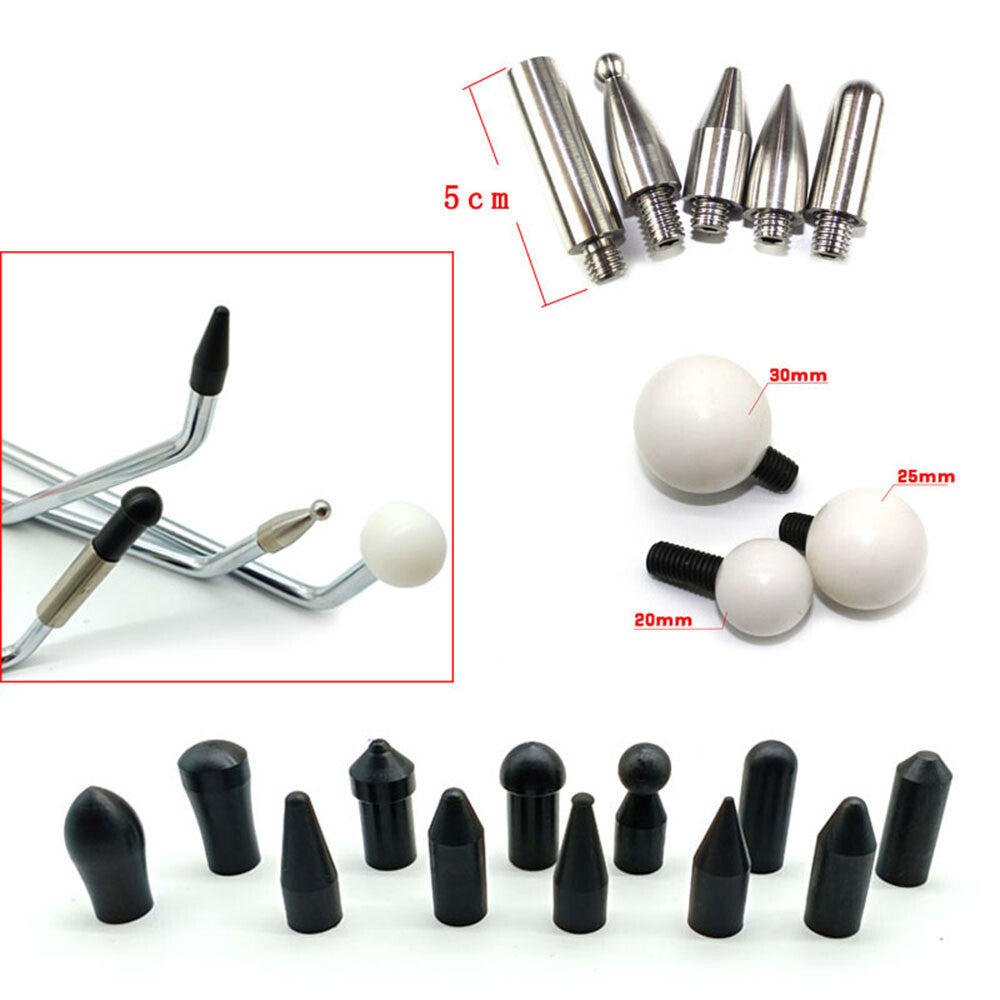 Dent Repair Rods,Hook Tools,Push,Paintless Dent Repair Tool Kit,Hail Puller v