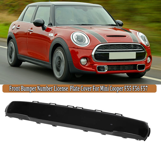 Front bumper decorative license plate holder cover suitable for Mini Cooper F55 F56 F57