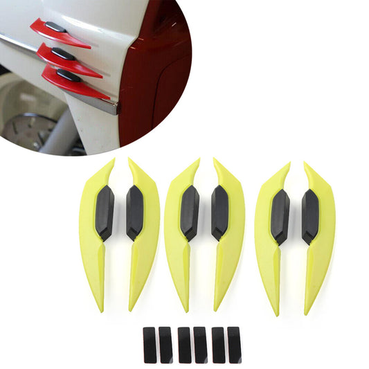 Verkleidung Winglets Seitenspoiler Deflector Air Wing Kit Motor Universal 3 Paar