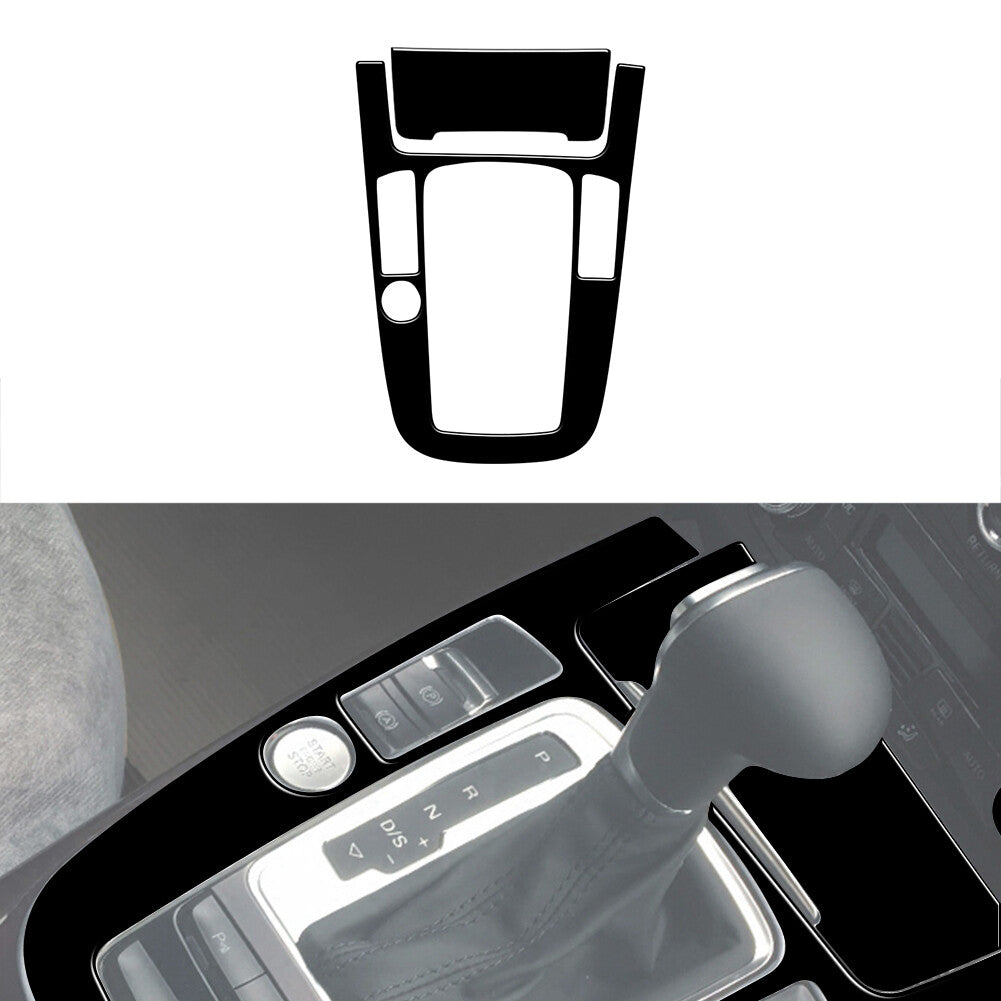 Central Control CD Player Frame Trim Cover Carbon Fiber for Jaguar XF 2009-2011 v
