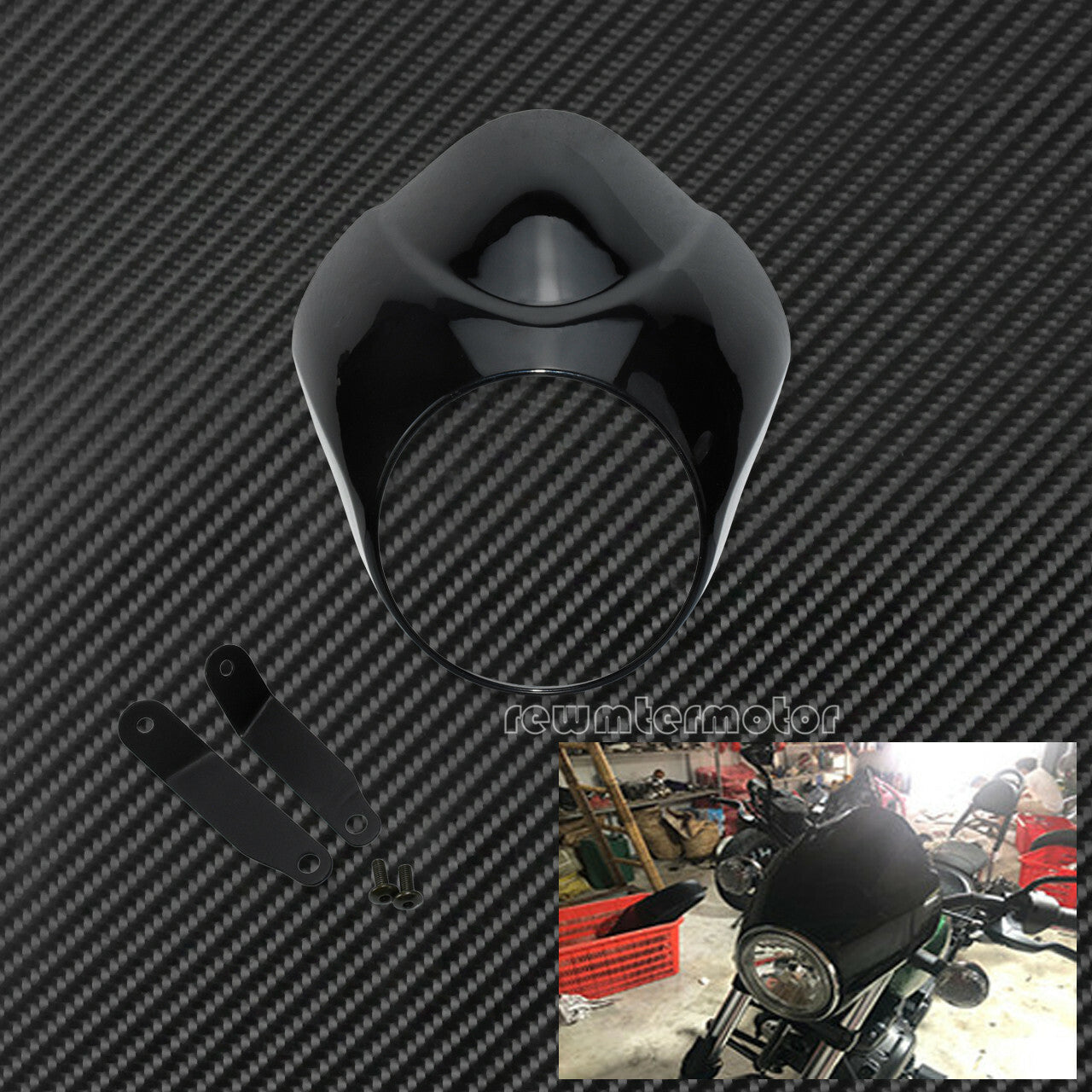 Windshield Windscreen Mask Headlight Fairing Mount Fit for yamaha BOLT 950 14-19