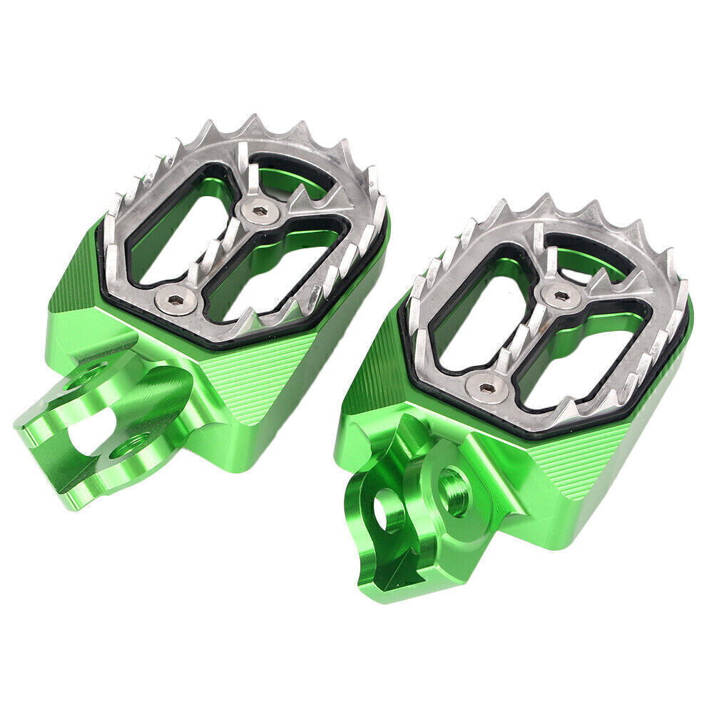 Green Racing Footpegs for Suzuki RMZ250 RMZ450 2010 2011 2012 2013 2014 2015 Q