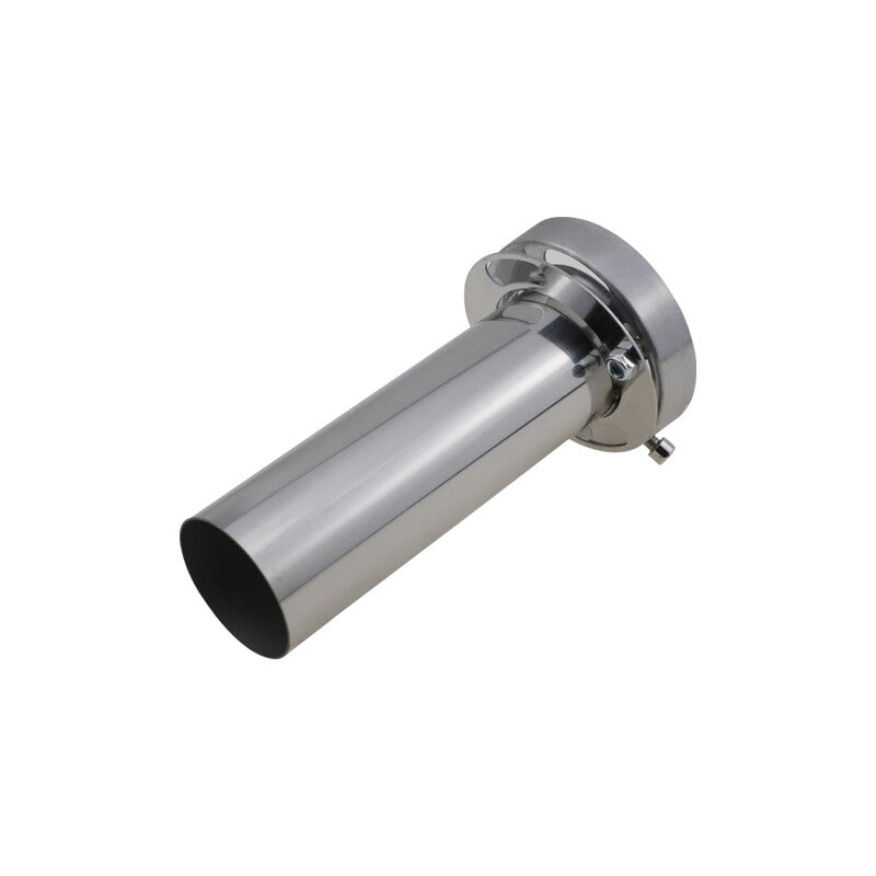 Universal 3.5-inch stainless steel exhaust muffler, round head muffler, adjustable and removable.