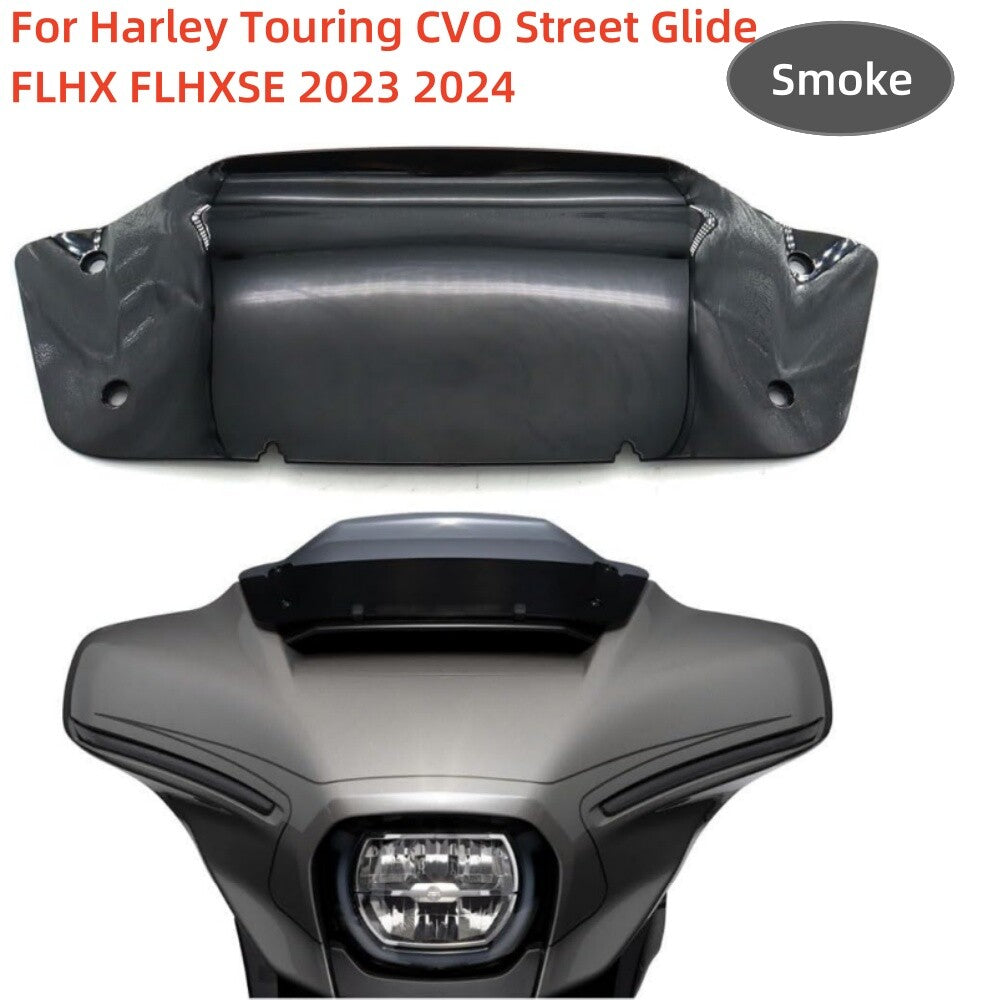 7'' Grey Wave Windshield for Harley Street Glide FLHX/I Model 2024+- n