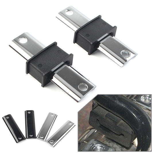 Black Muffler Hanger Bracket Kit for Harley-Davidson FLT 85-22 65723-85 65724-85A