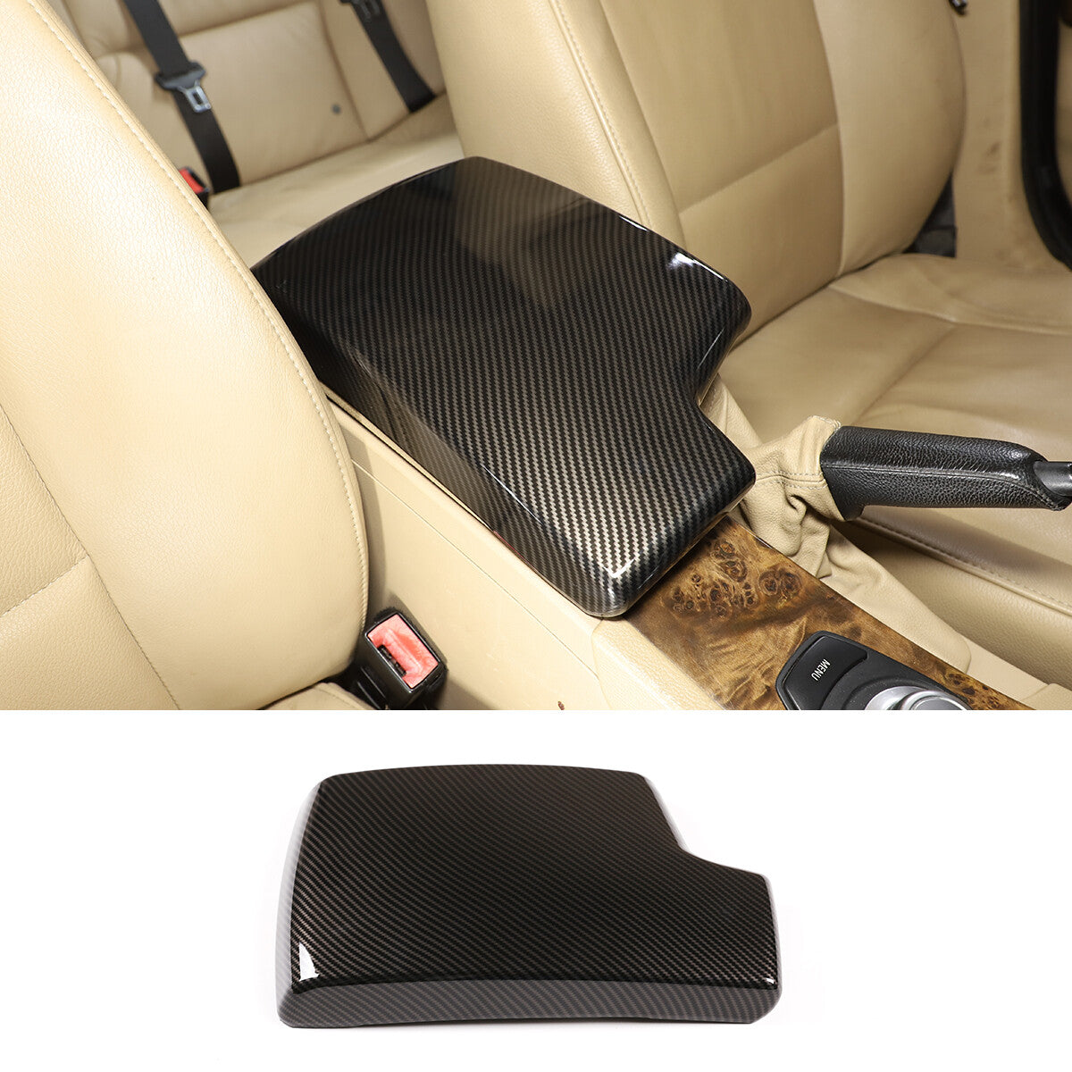 Leather Car Keychain Case Holder Chain for Accessories- v