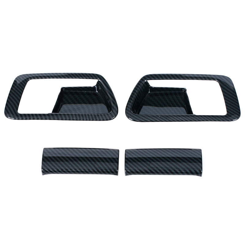 for Toyota for Sienna 15-20 4X Carbon fiber inner door handle frame decoration trim