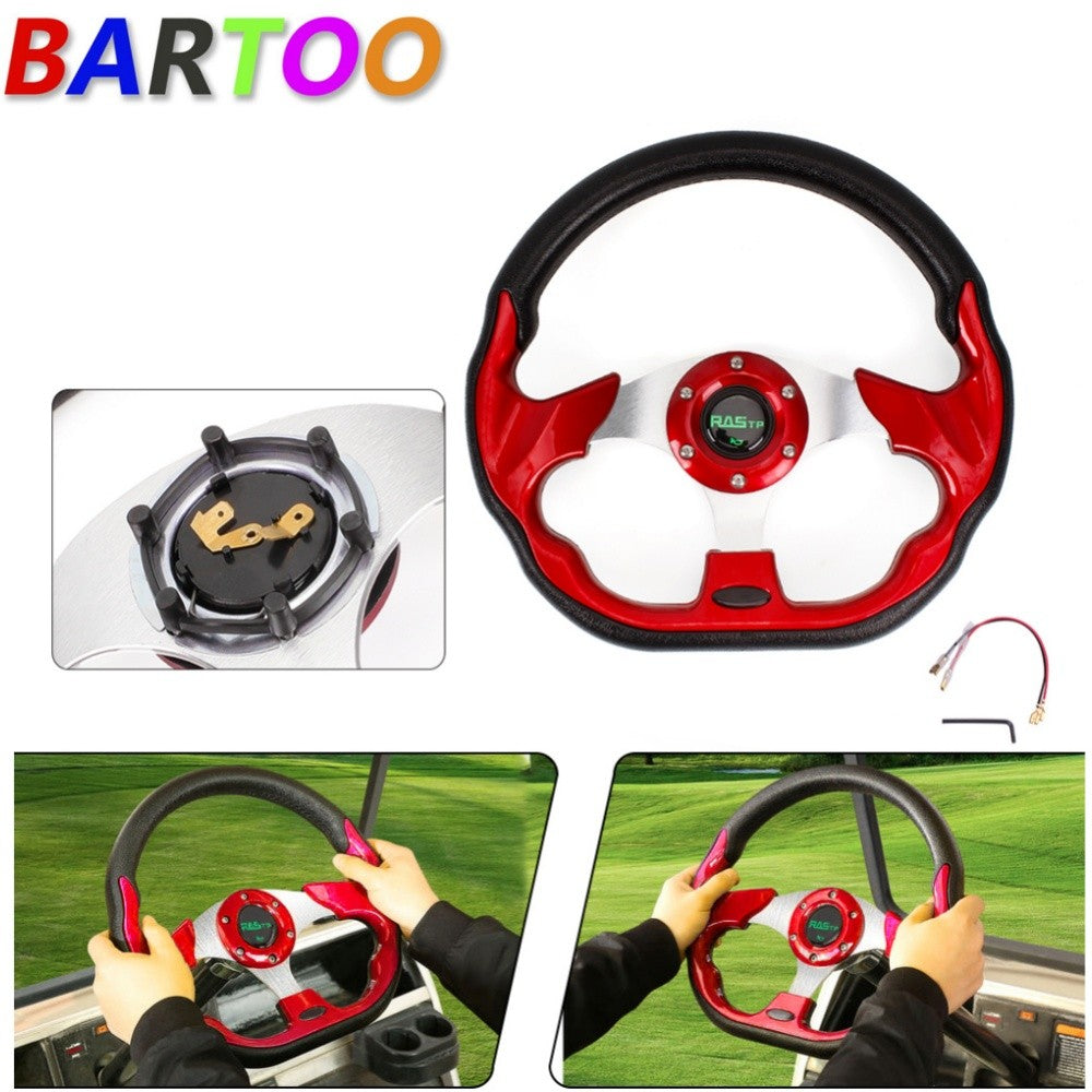 for Golf Cart Steering Wheel 13 inch for Golf Cart EZGO/Club Car/ for Yamaha US