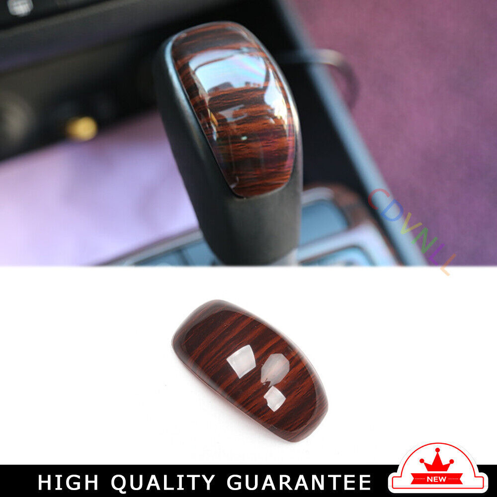 Inner Gear Shift Knob Head Cover Trim 1 Fit for Hyundai IX25 2015-2019 Red Wood