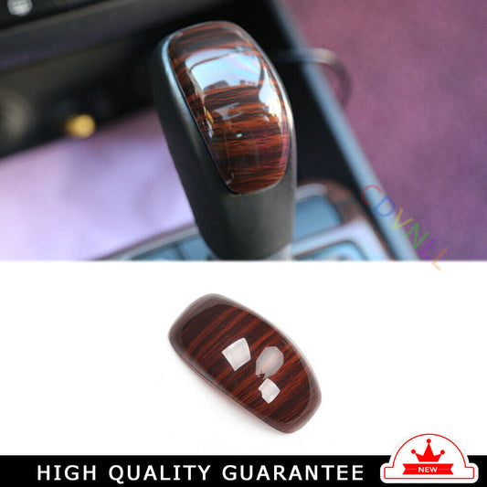 Inner Gear Shift Knob Head Cover Trim 1 Fit for Hyundai IX25 2015-2019 Red Wood