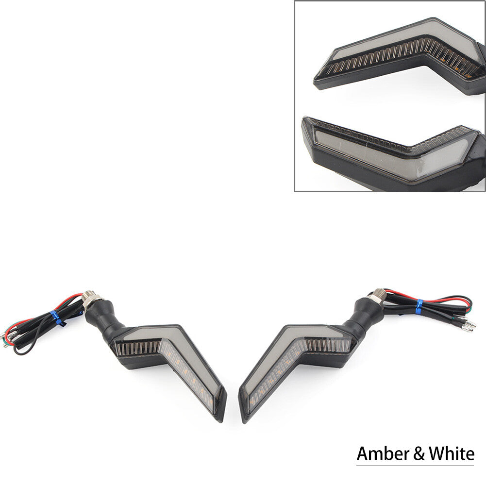 for Honda Flasher LED Turn Signal Lights Lamps Blinker DRL Amber  White 2PCS UK