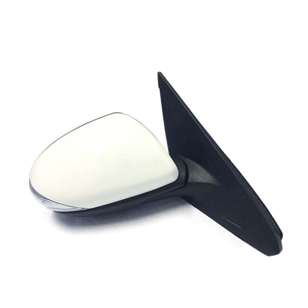Side mirror passenger RH 10-13 for Mazda 3 power glass/signal light white 7 wires - n
