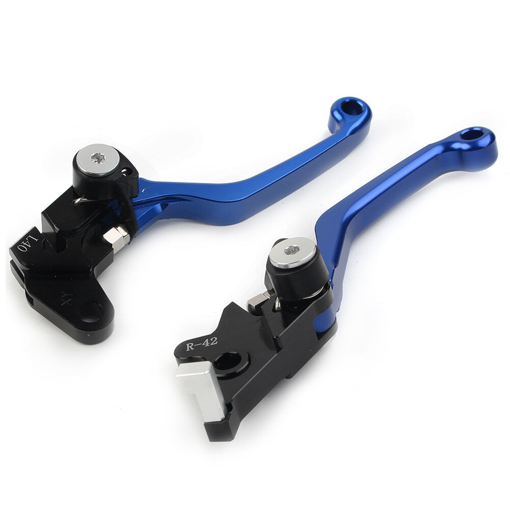 Blue CNC Pivot Clutch Brake Levers Handle For 2000-22 for Suzuki DRZ400S DRZ400SM E Q