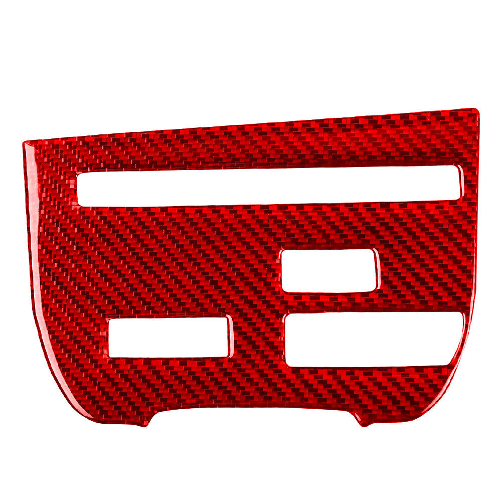 Central Console CD Panel Cover Trim for Nissan GTR R35 2008-2016 Carbon Red RHD