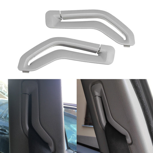 New Left  Right for Seat Belt Trim Cover Fits 2001-2005 for Volvo S60 S80 V70 XC90 Gray Q