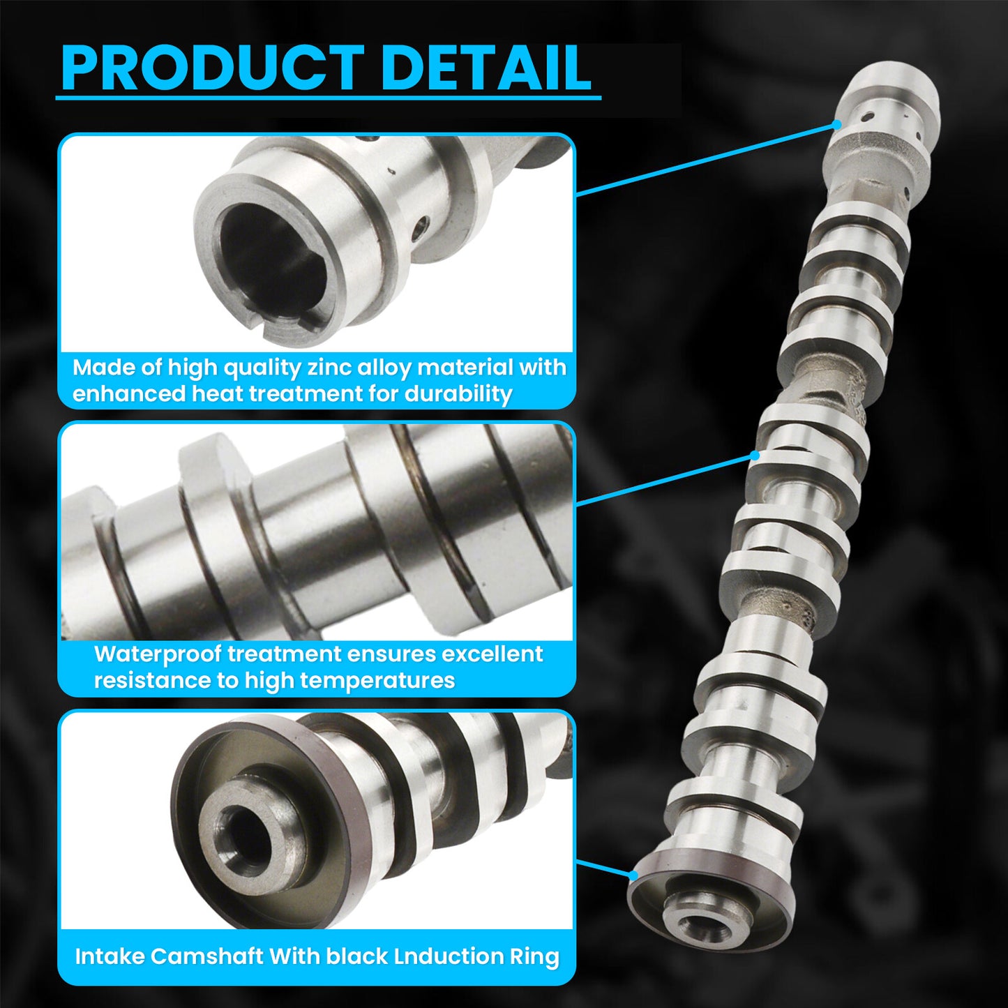 New Intake Engine Camshaft Left Side for Chrysler for Dodge for Jeep for Ram 3.6L 5047912AD