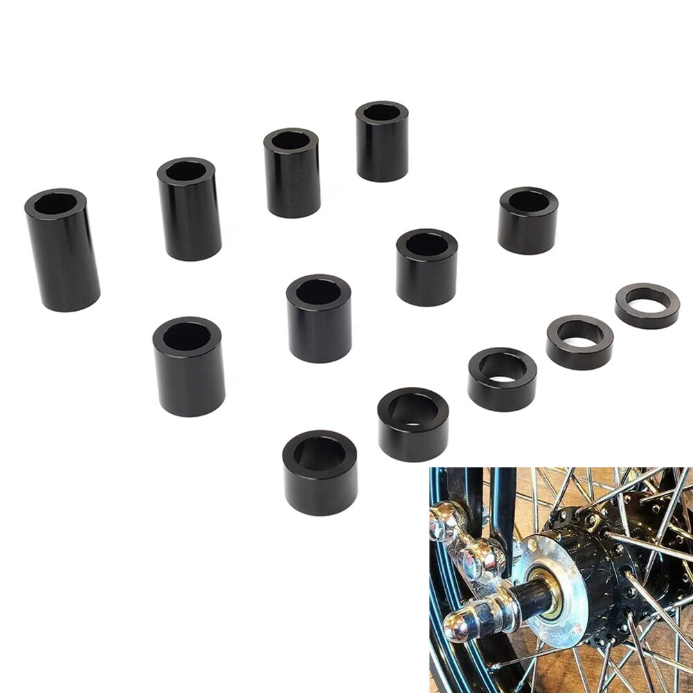 Wheel Axle Spacers ID 1 OD 1 1/2 Fit for Harley Touring Road Glide Softail Bobber