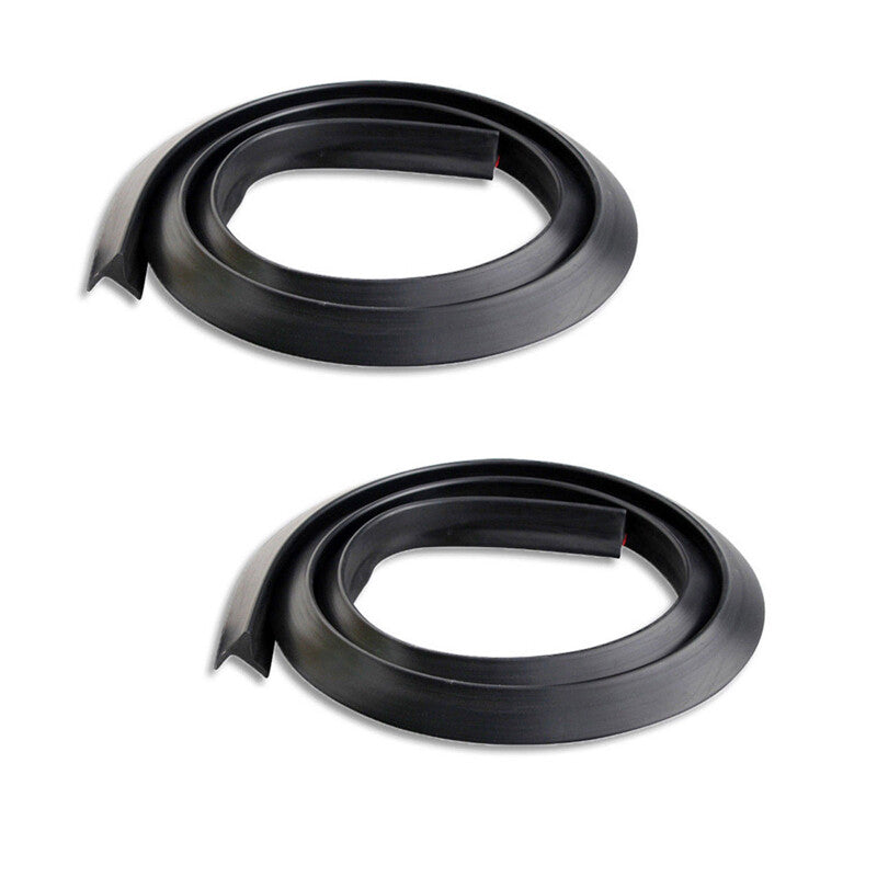 4¡Á 1.5M Modified Fender Flares Protector Wheel Molding Rubber Trims Stickers v