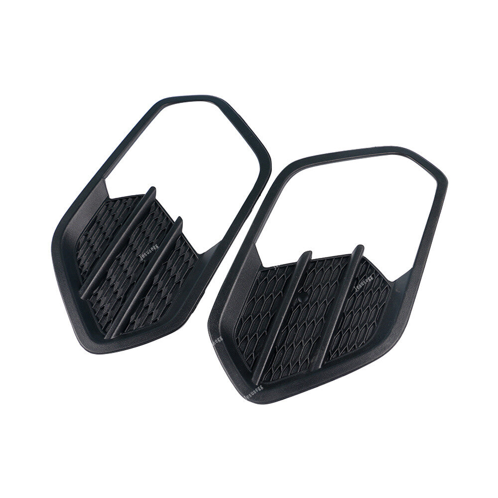Pair Front Left  Right Bumper Grille Outer Cover Fit for Ford Escape 2017-2018 Q