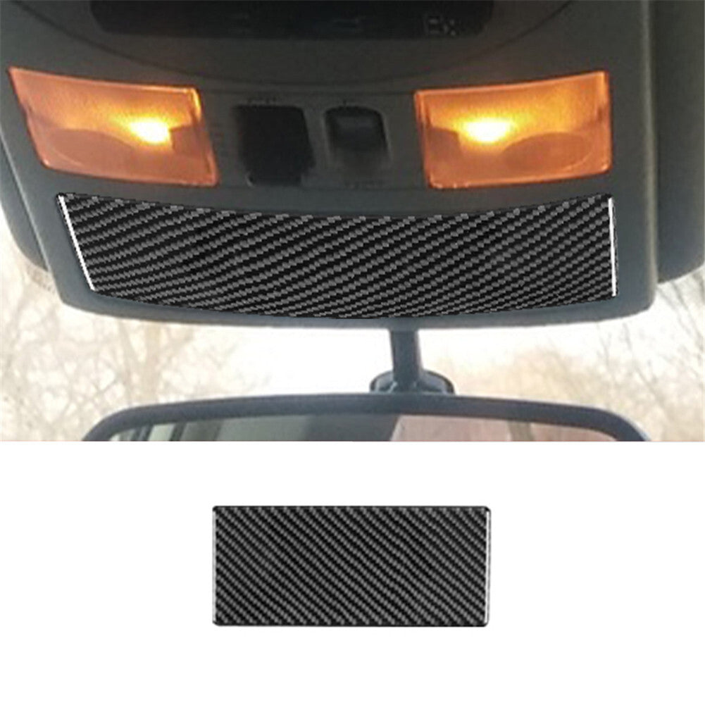 2Pcs Carbon Fiber Door's Pillar Cover Trim Type B For Sonic 2012-2016 v