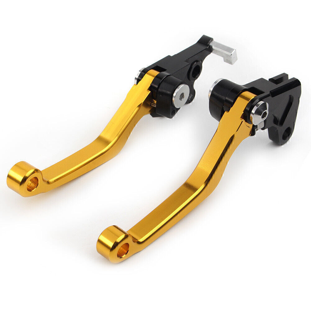 Fit for Suzuki DRZ400S DRZ400SM DRZ400E 2000-2022 CNC Pivot Clutch Brake Levers GOLD