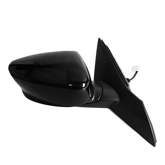 Side mirror passenger R for 2013-2017 for Honda Accord power folding manual transmission black 3-line - n