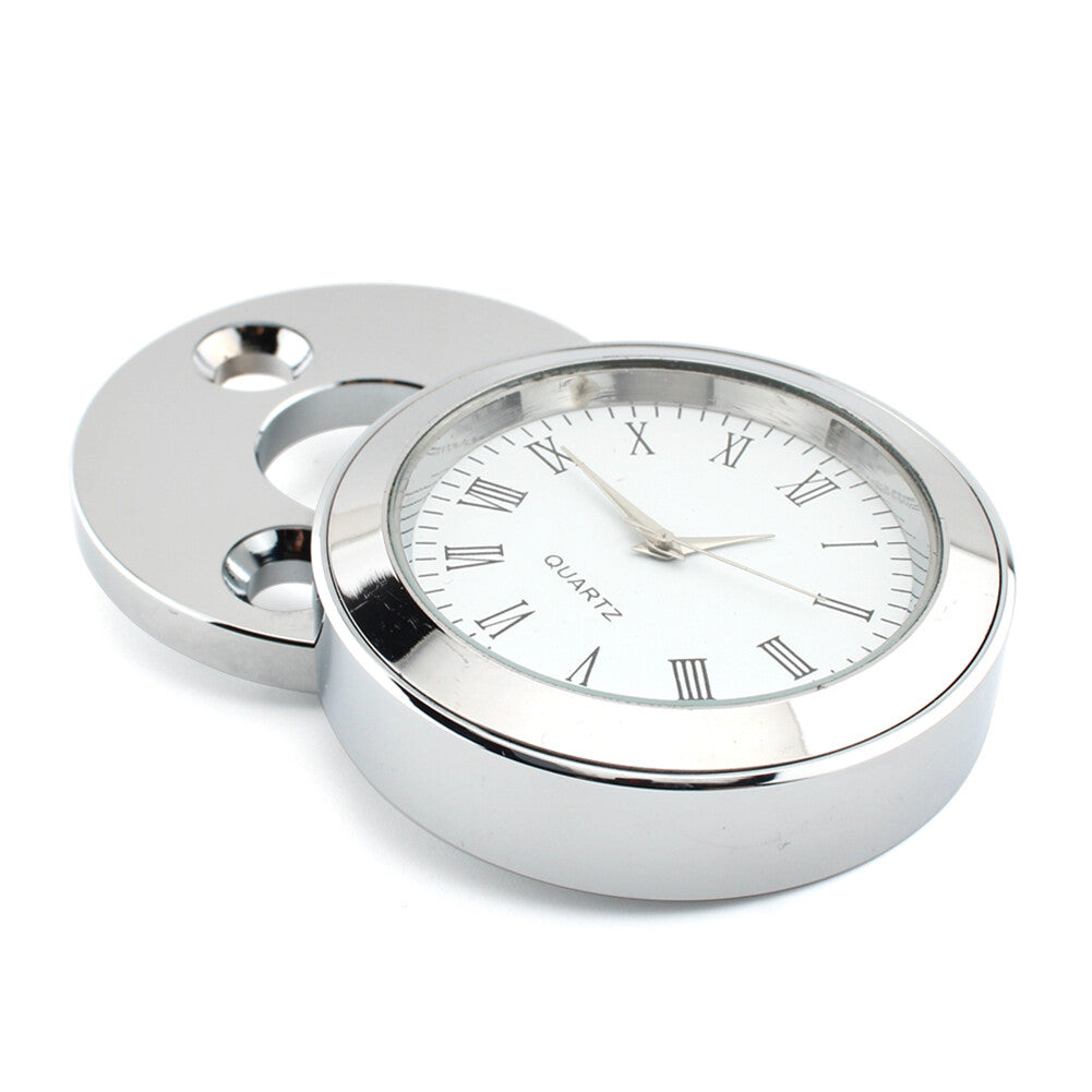 Chrome Front Fork Lock Clock Cover for Harley Road King 1994-2022 Q