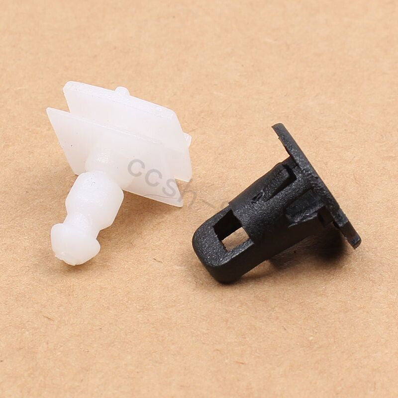 10 Pcs Car Side Skirt Rocker Moulding Cover Trim Clips for Nissan