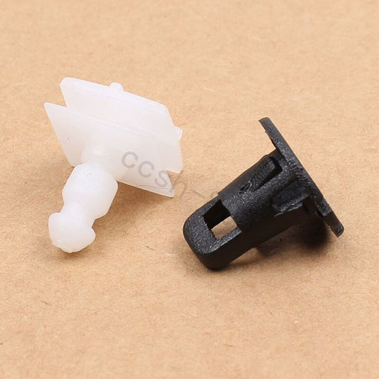 10 Pcs Car Side Skirt Rocker Moulding Cover Trim Clips for Nissan