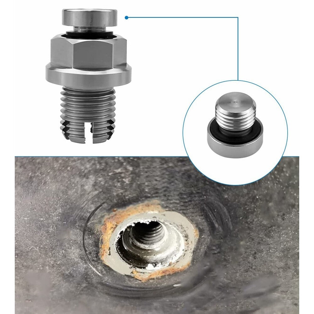 M14.1x1.5, 15 mm extra-large back-type oil drain plug self-tapping frying pan thread repair - n