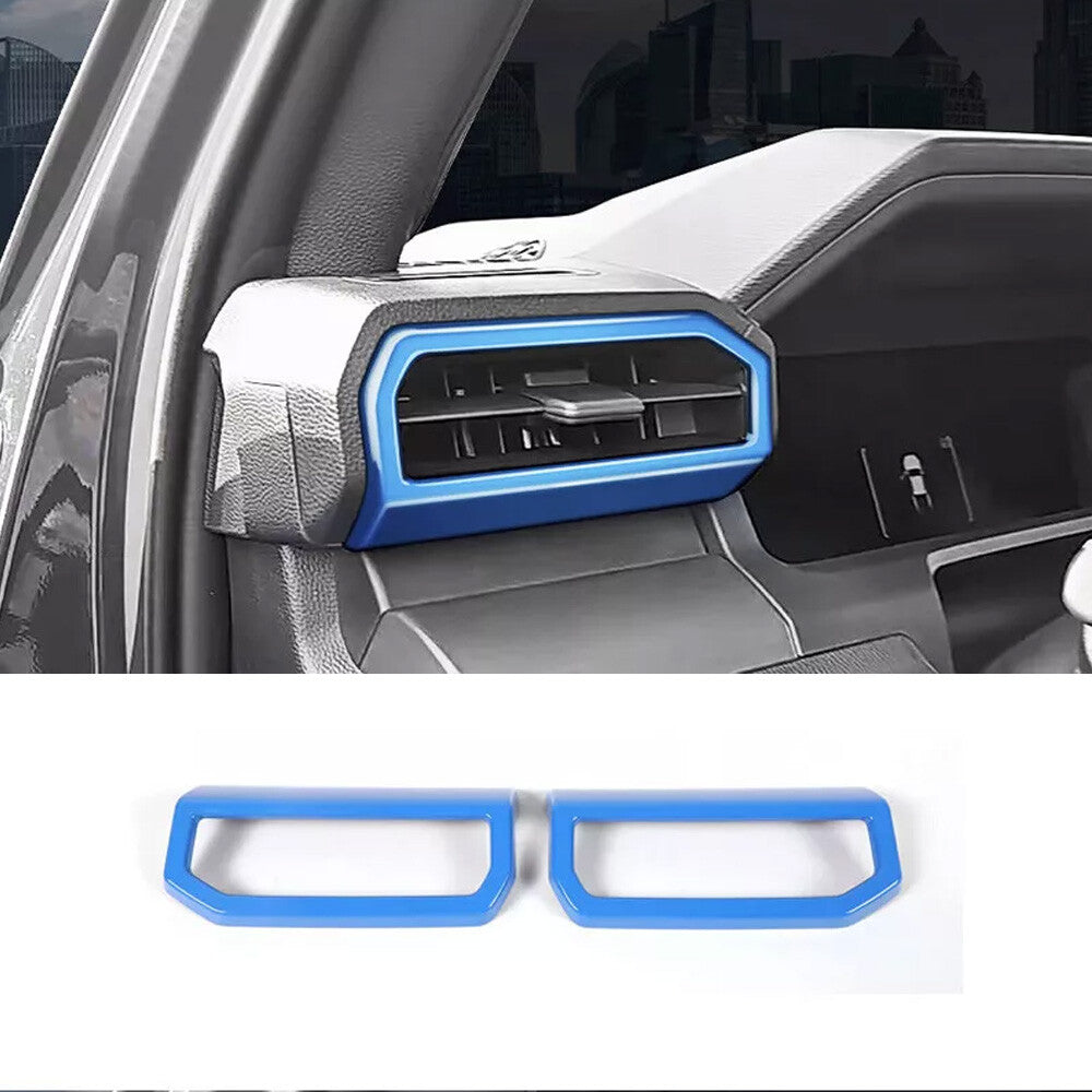 15 Pcs ABS Blue Interior Accessories Kit Cover Trim for Toyota Tacoma 2024-202oP