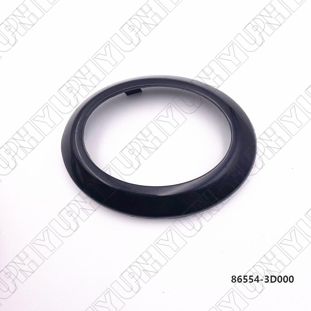 For 2002 for Hyundai Sonata 2.4L 2.7L Front Left  Right Fog Lamp Black Ring Cap Set Q